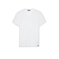 ราคา TOM FORD UNDERWEAR เสื้อยืดผู้ชาย Cotton Modal คอวี แขนสั้น XS (CDS15186720)