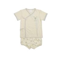 ราคา AUKA ชุดเซ็ทแขนสั้น เด็กผู้ชาย Cocoa Dot สีเขียว 1-3 Month (MKP1652759)