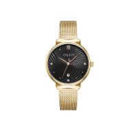 ราคา JULIUS นาฬิกาข้อมือผู้หญิง รุ่น JA-1243 G สีทอง หน้าปัดดำ ดีเทลคล้ายเปลือกหอย สายสแตนเลสถักคลิปล็อค (MKP1794165)