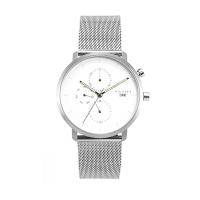 ราคา N.ix นาฬิกาข้อมือ รุ่น Monochrome Pearl สายสแตนเลสสีเงิน หน้าปัดสีขาว (MKP0024277)