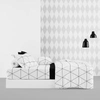 ราคา LOTUS ผ้าปู 3.5 ฟุต (3 ชิ้น ) Lotus Black & White-LI-BW 01W (MKP1054332)