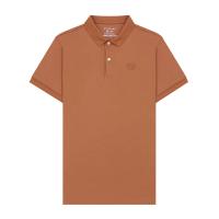 ราคา GIORDANO เสื้อโปโลชาย Interlock Embroidery Polo (Liquid Touch) สีส้มอิฐ Mocha Bisque M (MKP1814053)