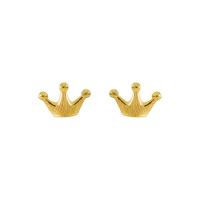 ราคา PRIMA ต่างหูทองคำ 99.9% รูปมงกุฏ 111E1424-18 (MKP1163531)