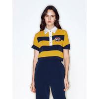 ราคา ASV (RS24) เสื้อโปโลผู้หญิง คอปก ทรงครอป ปักโลโก้ asv สีเหลือง XS (MKP1718261)