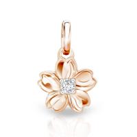 ราคา PRIMA จี้เพชรรูปดอกไม้ ( ซากุระ ) รหัสสินค้า 991P1212-01 ตัวเรือน 9K สี Rose Gold (MKP1370007)