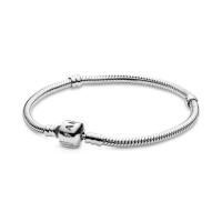 ราคา PANDORA สร้อยข้อมือ PANDORA Charm Bracelet - Sterling Silver สีเงิน 17cm (MKP0802920)