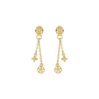 ราคา PRIMA ต่างหูทองคำ 99.9% ดอกไม้ระย้า NG1E3871-18 (MKP1164178)