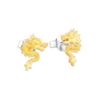 ราคา PRIMA ต่างหูทองคำ 99.9% รูปมังกร 111E2738-18 (MKP1163554)