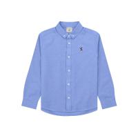 ราคา GIORDANO เสื้อเชิ้ตเด็กผู้ชาย Regular Embroidery Oxford Shirt สีฟ้า 130 (GRMKPPR000130198)