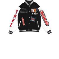 ราคา TZ WORLDWIDE เสื้อแจ็คเก็ต ผู้ชาย TZ VARSITY JACKET สีดำ S (GRMKPPR000125247)