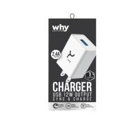 ราคา WHY หัวชาร์จ(อแดปเตอร์) 12W รุ่น WC-2101 สีขาว (MKP1791846)