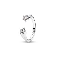 ราคา PANDORA แหวน Shooting star sterling silver open ring สีเงิน 52 (MKP1829805)