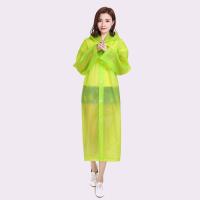 ราคา CHARITES BRAND ชุดคลุมกันฝน Raincoat FA เสื้อคลุมกันฝนสไตส์เกาหลี กันน้ำกันฝุ่นละออง สีเขียวมะนาว Free Size (MKP1337365)