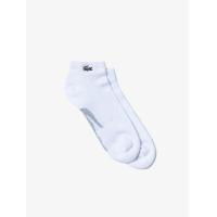 ราคา LACOSTE ถุงเท้าข้อสั้นสำหรับผู้ชายและผู้หญิงลาคอสท์ SPORT ผ้าคอตตอนยืด สีขาว S (MKP1822757)