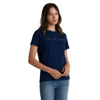 ราคา MC JEANS เสื้อยืดแขนสั้น ผู้หญิง สีกรมท่า XL (MKP1842981)