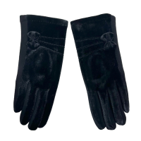 ราคา MICAELA ถุงมือกันหนาวกำมะหยี่ สีดำ Free Size (MKP1461622)