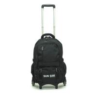 ราคา HQ LUGGAGE กระเป๋าเป้ โน้ตบุ๊ค แบบมีล้อลาก รุ่น S13401 สีดำ Free Size (MKP1777693)
