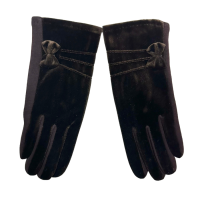 ราคา MICAELA ถุงมือกันหนาวกำมะหยี่ สีน้ำตาล Free Size (MKP1461623)