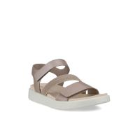 ราคา ECCO รองเท้าแตะผู้หญิง Flowt Flat สี Grey Rose Metallic 38 EU (CDS94062182)