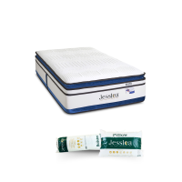 ราคา Jessica Bedding ที่นอน JESSICA ดับเบิ้ลเลเยอร์พ็อกเก็ตสปริงผ้าหุ้มให้ความเย็น หนา 14 นิ้ว รุ่น PLUTO ขนาด 3.5 ฟุต (MKP1336581)