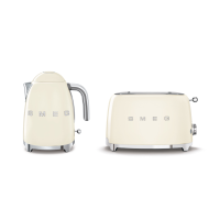 ราคา SMEG เครื่องปิ้งขนมปัง และ กาต้มน้ำ 1.7 ลิตร สีครีม (MKP1368141)