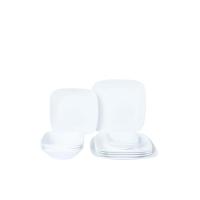 ราคา CORELLE ชุดจาน ทรงสี่เหลี่ยม 12 ใบ Dinner Winter Forest สีขาว (CDS16479814)