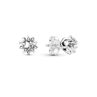 ราคา PANDORA ต่างหู Star sterling silver stud earrings with clear cubic zirconia สีเงิน Free Size (GRMKPPR000075866)