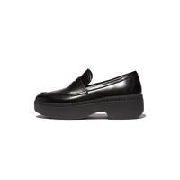 ราคา FitFlop™ รองเท้าโลฟเฟอร์ผู้หญิง F-LUMA DEMI-WEDGE PENNY สี BLACK 4 UK (MKP1843349)