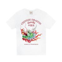 ราคา ICONIC เสื้อยืด พิมพ์ลาย มังกรและความหมายมงคล รุ่น CHINESEDRAGON4742 สีขาว M (MKP1073900)