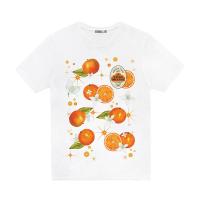 ราคา ICONIC เสื้อยืด พิมพ์ลาย รุ่น ORANGE CRYSTALS JUICE สีขาว M (MKP1304574)