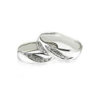 ราคา FINEJEWELTHAI แหวนคู่ White gold plated silver ring - R3091cz สีเงิน (MKP0231077)