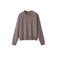 ราคา MUJI เสื้อสเวตเตอร์ผู้หญิง ผ้า Mid-Gauge คอกลม S (MJT51662363)