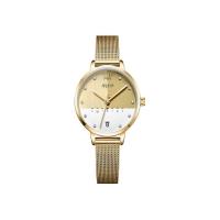 ราคา JULIUS นาฬิกาข้อมือผู้หญิง JA-1100 B สีทอง สายสแตนเลสถักคลิปล็อค (MKP0000522)