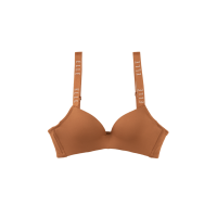 ราคา ELLE LINGERIE ชุดชั้นใน Moulded Bra ไร้โครง มีฟองน้ำเสริม สายบ่าทอ LOGO ELLE LB8766 - สีน้ำตาล C75 (GRMKPPR000142801)
