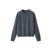 ราคา MUJI เสื้อสเวตเตอร์ผู้หญิง ผ้า Mid-Gauge คอกลม M (MJT51662134)