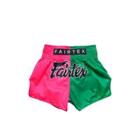 ราคา FAIRTEX กางเกงขาสั้นสำหรับชกมวย รุ่น BS1911 สี Pink - Green (MKP1215863)