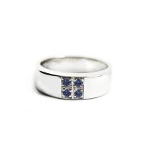 ราคา FINEJEWELTHAI แหวนไพลิน-แหวนเงิน-ไพลินแท้-เงินแท้925-แหวนพลอยแท้-แหวนประจำเดือนเกิด-ชุบทอง-R1018bl สีทอง 53 (MKP1342865)