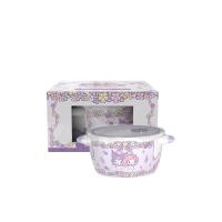ราคา FOFO ชาม 2 หูพร้อมฝาปิด 6 นิ้ว ลาย My Melody & Kuromi สีม่วง (CDS16298118)