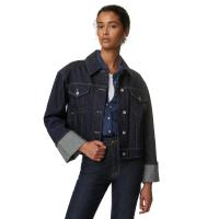 ราคา MARKS & SPENCER เสื้อแจ็คเก็ตผู้หญิง Denim Turn Up Cuff สี Dark Indigo 16 UK (CDS14948114)