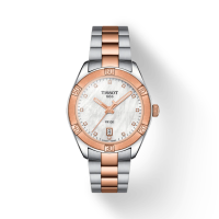 ราคา TISSOT พีอาร์ 100 สปอร์ต ชิค สีขาวมุก สองกษัตริย์ T1019102211600 นาฬิกาผู้หญิง (MKP1031666)