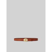 ราคา POLO RALPH LAUREN เข็มขัดผู้หญิง-Polo Id Oval-Buckle Vachetta Belt-สีน้ำตาล M (MKP1728700)