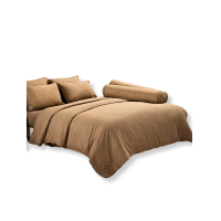 ราคา TULIP ชุดผ้าปูพร้อมผ้านวมเย็บติด 6 ฟุต 6 ชิ้น (คิงไซส์) รุ่น TULIP DELIGHT อัดลาย DL583 (MKP1851329)