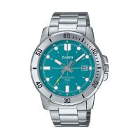 ราคา CASIO นาฬิกาข้อมือ MTP-VD01D-3E2VUDF สีเขียวมรกต (MKP1756090)