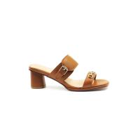 ราคา ELLE รองเท้าผู้หญิงแบบสวม ส้นสูง 2 นิ้ว รุ่น ELSM002 - สีน้ำตาล 41 EU (MKP1855963)