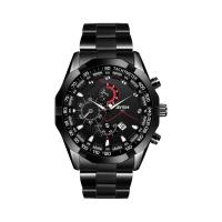 ราคา AIYISHI นาฬิกาข้อมือผู้ชาย Top Brand Luxury Quartz-Watches รุ่น AY1655 สีดำ (MKP1375362)