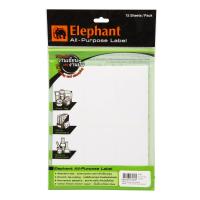 ราคา ELEPHANT ELPHANT ตราช้าง ป้ายสติกเกอร์ แล็ป A16 50x100 มม. (MKP1005557)