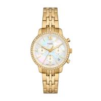 ราคา FOSSIL นาฬิกาข้อมือผู้หญิง รุ่น ES5358,สาย Stainless steel, สีทอง (MKP1854763)