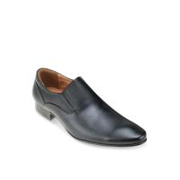 ราคา LUIGI BATANI Saffiano Pointed Formal Slip Ons สีดำ 40 EU (MKP0000187)