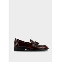 ราคา BROWN STONE รองเท้า LOAFER หนังแท้ สีน้ำตาลเบอร์กันดี 37 (MKP0007890)