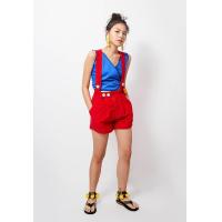 ราคา QOYA CARPENTER SHORTS(เอี๊ยมกางเกงขาสั้น สีแดง) สีแดง L (MKP0008285)